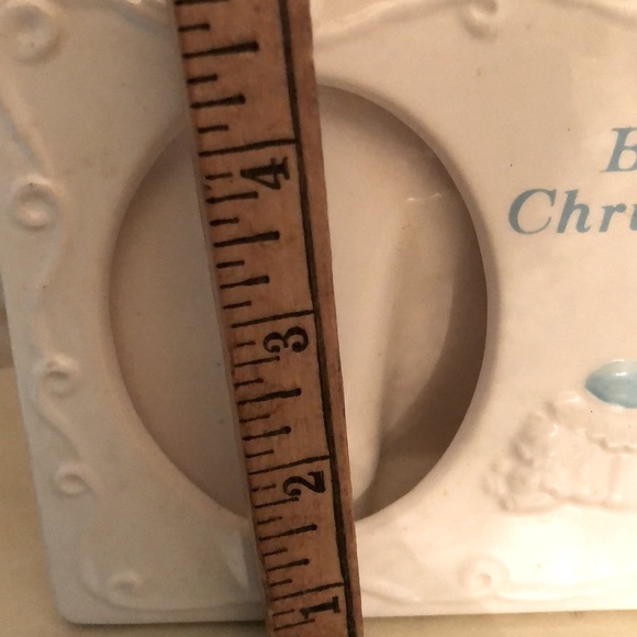 Russ ceramic Baby’s Christening picture frame - Picture 6 of 12